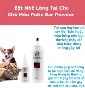 Bột nhổ lông tai cho chó mèo - Petis Ear Powder