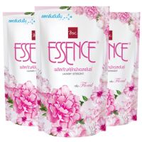 Essence น้ำยาซักผ้า เอสเซ้นซ์ กลิ่น Floral ( น้ํายาซักผ้า เอสเซ้นซ์ สีชมพู ) ชนิดเติม 400 มล. 3 ถุง