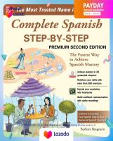 [New] Complete Spanish Step-by-Step : The Fastest Way to Achieve Spanish Mastery (2nd CSM Bilingual) [Paperback] พร้อมส่ง