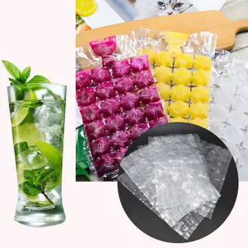 20pcs Ice Cube Bags Easy to Release Ice Making Cold Ice Pack Cooler Bags  Pvc