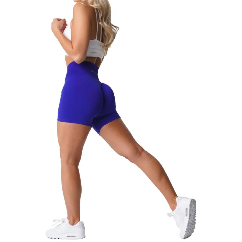 NVGTN Solid Seamless Shorts Women Workout Athletic Gym Sports Yoga Shorts  Pants High Waist Cycling Shorts 
