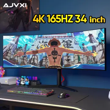 Haijing Cool 34Inch 4K 165Hz Monitor Wide Display 21:9 IPS 144Hz WQHD  Desktop LED Gamer
