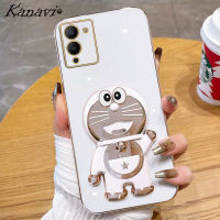 Kanavi เคสโทรศัพท์ซิลิโคนนิ่มแฟชั่นสำหรับ Infinix Note 12 G96 Note 12 VIP Note 12 Pro 4G Note 12 G Note 12 Pro 4G Note 12 Pro 5G เคสโทรศัพท์รูปแมวน่ารักชุบเคลือบสุดหรู