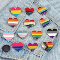 LGBT Lesbian Gay Brooch Colorful Enamel Pin Lapel Pins Badge Friend Jewelry