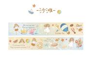 【】 RSLN Studio Washi เครื่องเขียนกระดาษตกแต่งมือเทปใส30มม. X 3ม. เทปสมุดติดรูปบัญชีเงินสติกเกอร์ญี่ปุ่นสุดสร้างสรรค์