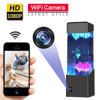 Winstong 1080P HD WiFi กล้องจิ๋วไฟ LED กลางคืนพิพิธภัณฑ์สัตว์น้ำแสงกล้องวงจรปิดภายในสายลับแบบซ่อนกล้องการตรวจจับการเคลื่อนไหวกล้องสอดแนมเครื่องบันทึกวีดีโอเชื่อมต่อโทรศัพท์ด้วยเสียง