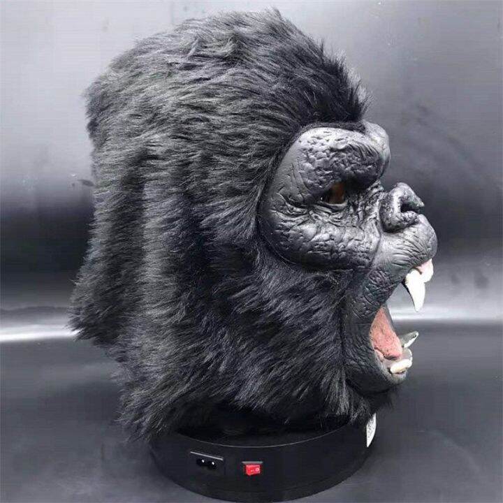 halloween-gorilla-full-head-mask-latex-black-chimpanzee-lifelike-animal-horror-helmet-with-hair-cosplay-costumes-party-props