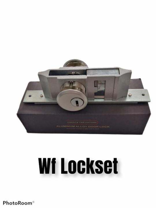 WF Lockset for Aluminum Swing Door/ Aluminum Door Lock Single Key