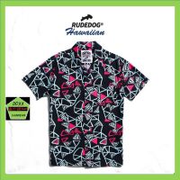 Rudedog เสื้อ ฮาวายชาย รุ่น Hawaiian สีดำ