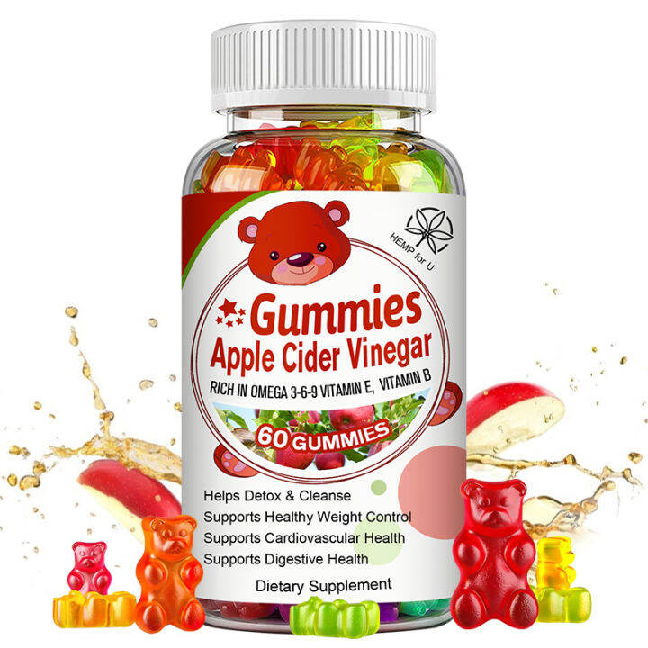 Natural Slimming Apple Cider Vinegar Gummies Bear Gummy Appetite