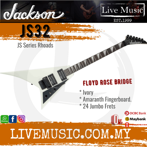 Jackson JS32 Rhoads - JS Series Electric Guitar Amaranth Fretboard