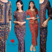 [Shop Malaysia] new arrival kebaya airlines batik dress airline stewardess uniform s-2xl