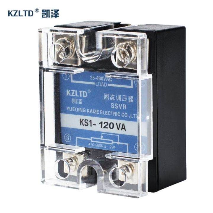 kzltd-ssr-120va-470k-โอห์มถึง25-480v-ac-โซลิดสเตทรีเลย์120a-รีเลย์สภาพแข็งผ่อนคลายเครื่องควบคุมความต้านทาน120a-รีเลย์-ssr