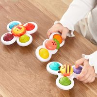 1pcs Cartoon Fidget Spinner Kid Toys Suction Cup Spinner Gyroscope Toy Anti stress Educational Fingertip Rattle Toy for Children