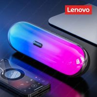 Lenovo TS40 PRO ลำโพงบลูทูธแบบพกพามินิลำโพง TWS เบสลำโพงสเตอริโอเพลงรอบทิศทางไร้สายโทรศัพท์มือถือที่มีสีสันไฟ LED ลำโพง