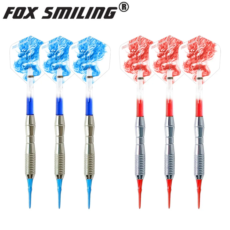 Fox Smiling 3PCS Darts 18g Professional Electric Soft Tip Darts Pin