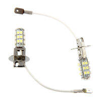 2 Car H3 3528 SMD 26 LED Head Light Headlight Bulb Lamp