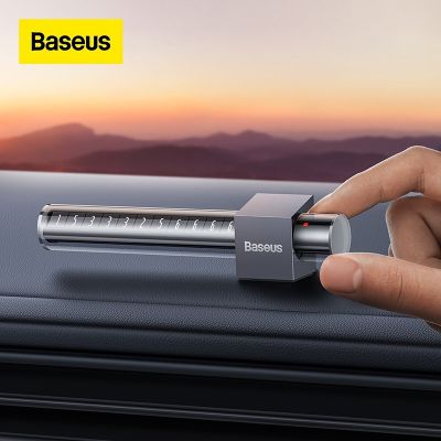 Baseus หมายเลขโทรศัพท์ในรถยนต์ บัตรจอดรถชั่วคราว ป้ายหมายเลขโทรศัพท์ แบบลอย สําหรับที่จอดรถชั่วคราว สติกเกอร์ตัวเลขแม่เหล็ก