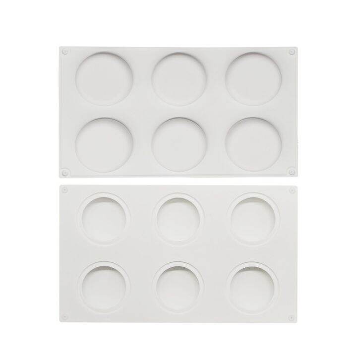 meibum-6-cavity-combination-cake-silicone-mould-tart-ring-mold-pastry-bakeware-mousse-dessert-decorating-tray-baking-tools