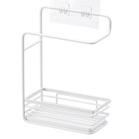 Sponge Holder Kitchen Organizer Dish Drainer Countertop Brush Soap Rack Sink Tray Drain Sink Rag Wall Mounted