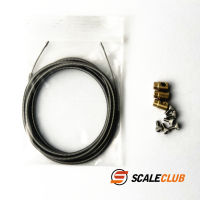 Scaleclub ล็อคสายเคเบิลที่แตกต่างกันสแตนเลสฤดูใบไม้ผลิเคเบิ้ลสำหรับ Tamiya Lesu สำหรับ Scania Man Actros วอลโว่ชิ้นส่วนรถยนต์ Rc รถบรรทุก