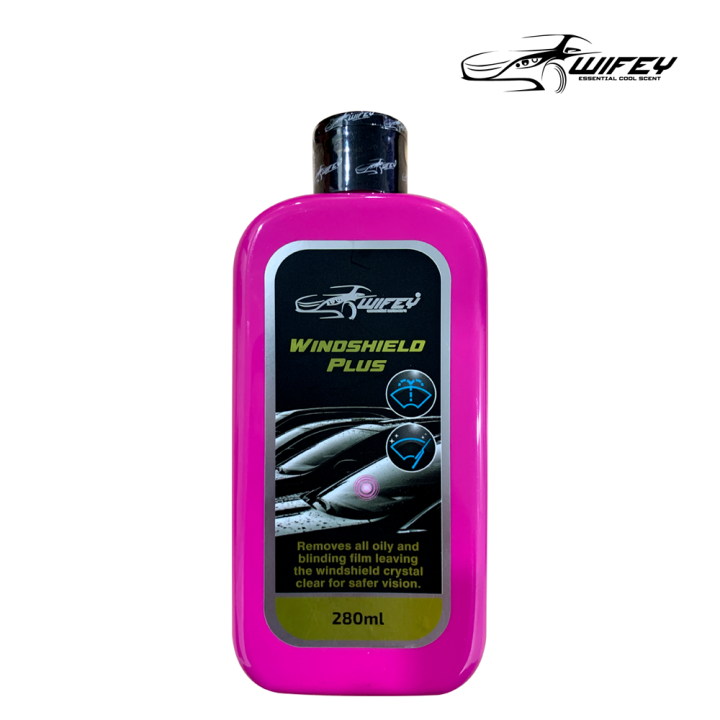 WIFEY WINDSHIELD PLUS 280ML 100 ORIGINAL 【WINDSCREEN WASHER】【CLEAR