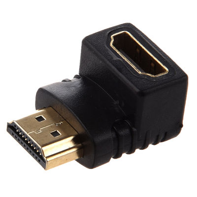 adapter 90 degree right angle L - type (bottom)black
