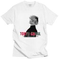 เสื้อยืดผู้ชายอินเทรนด์ Tokyo Ghoul แขนสั้นผ้าฝ้ายบริสุทธิ์ผ้าฝ้ายฤดูร้อนท็อปส์ซูคอรอบใหม่ขายส่งตลกเสื้อยืดผู้ชายใส่ได้ทั้งชายและหญิง Xs-3xl สไตล์ป๊อป