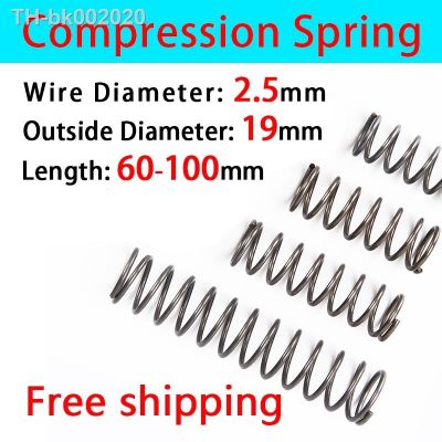 ✖✔ Compressed Spring Releasing Spring Factory outlet Pressure Spring Line Diameter 2.5mm External diameter 19mm Length 60mm-100mm