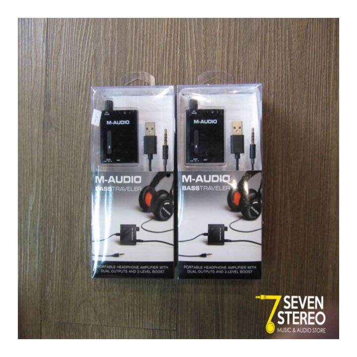 MAudio Bass Traveller Headphone Amplifier Splitter Lazada Indonesia