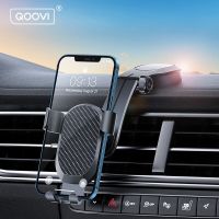 QOOVI Car Phone Holder Smartphone Mount Gravity No Magnetic Support For iPhone 13 12 11 X Xiaomi Samsung Huawei Selfie Sticks