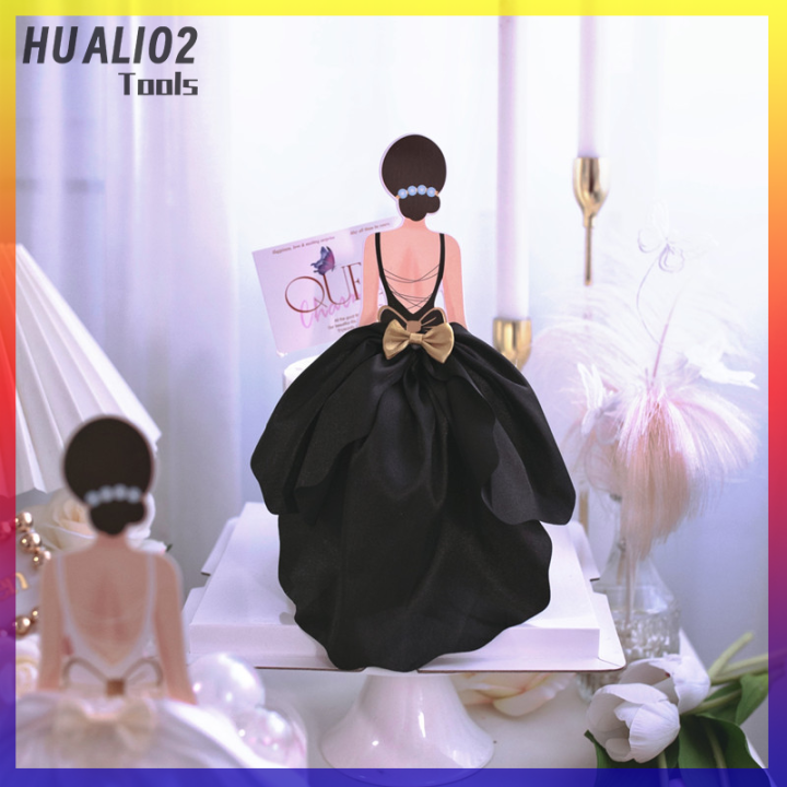 huali02-back-silk-gauze-กระโปรงแฮปปี้เค้กสาววันเกิดตกแต่งปาร์ตี้เค้กตกแต่ง