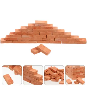 micro dollhoue bricks miniature bricks for Brick Building Set Table  Miniature