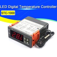 เทอร์โมสตัทตัวควบคุมอุณหภูมิดิจิตอล,รีเลย์ควบคุมอุณหภูมิตู้อบ10A LED STC-1000ทำความร้อน1000 STC 12V 24V 220V