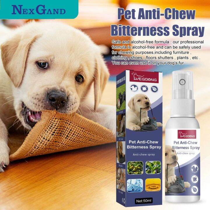 Pet AntiChew Bitterness Spray, expel dog chewing table and chair legs