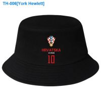 ✹ York Hewlett Croatia Qatar modric football fan basin of fisherman hat for men and women fashion hat