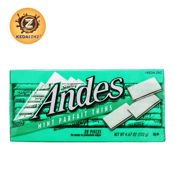 Chocolate Andes MINT PARFAIT THINS Box 132g Coklat | Lazada