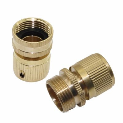 1 Pcs 3/4 Inch Male Female Thread Copper Quick Connector Garden Water Connection Accessories Car Washing Pipe Fittings