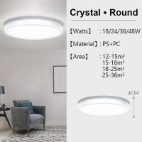 Crystal LED Modern Ceiling lights fixtures bedroom decoration Square Round 18W 24W 36W 48W 220V 110 Hallway indoor lighting lamp