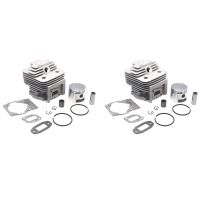 2X,44MM 52CC Cylinder Assy 1E44F-5 44F-5 44-5 BG520 CG520 Cylinder Assembly Piston Kit Trimmer Parts