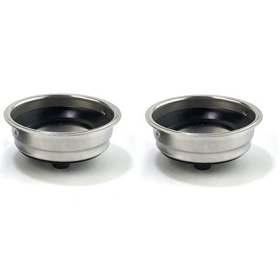 2X Friendly Detachable Stainless Steel Coffee Filter Basket Strainer Coffee Machine Accessories for Home(Single Cup)
