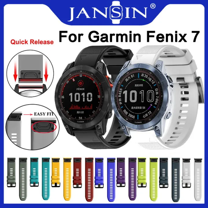 Quickfit Watchband สายนาฬิกา Garmin Fenix 7 สายนาฬิกาข้อมือซิลิโคน