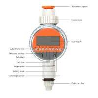 วาล์วน้ำจับเวลาอัตโนมัติ LCD Wate ตัวควบคุมชลประทานอิเล็กทรอนิกส์ชลประทานบ้านสวนดอกไม้ในกระถางสนามหญ้าเรือนกระจก
