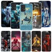 CR7ซุปเปอร์สตาร์ R-Ronaldo,เคสโทรศัพท์ฟุตบอลสำหรับ Samsung Galaxy A52 A53 A54 A12 A13 A14 A22 A23 A24 A32 A34 A02S A7 A04S