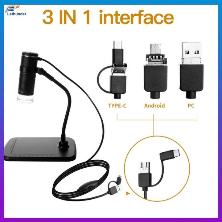 3-in-1-usb-ไมโครสโคปแบบดิจิตอลกล้อง-endoscope-8led-แว่นขยาย-360องศาหมุนได้กล้องจุลทรรศน์โทรศัพท์มือถือ-พร้อมขาตั้งโลหะ6-stype