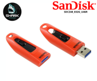 32 GB FLASH DRIVE (แฟลชไดร์ฟ) SANDISK ULTRA FIT USB 3.0 (SDCZ48-032G-U46R) (RED)