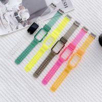 Integral Strap with Case Transparent Silicone Band Strap for Huawei band 6 pro Honor Band 6 【BYUE】