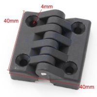 10pcs Black Butt Hinges Cabinet Door 40mm x 40mm Plastic Bearing Hinge