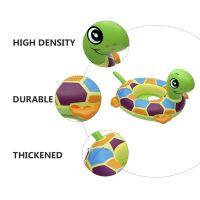 【lz】❖♤㍿  Adorável tartaruga padrão anel de natação crianças natação barco praia brinquedo do bebê ao ar livre natação ferramenta fornecimento
