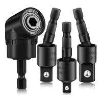 Cr-V เครื่องมือไฟฟ้า บิตการแปลงประแจไฟฟ้า 1/4 3/8 1/2 Allen Shock Socket Adapter ตัวขับสว่านมุมขวา